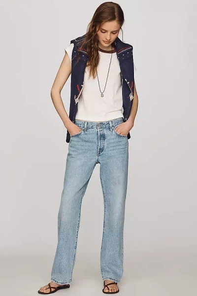 Levi's 501 90s High-rise Straight-leg Jeans In Animal Print