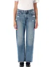 Levi's Balmain White Polyamide Viscose Jackets In Blue