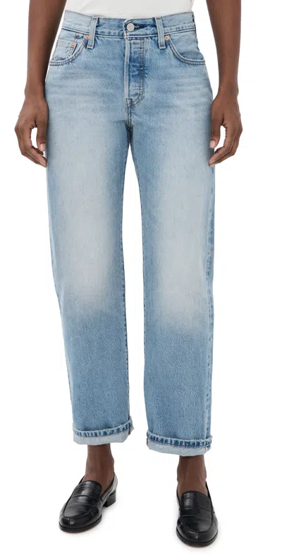 Levi's 501 90s Jeans Hallowed Hour Selvedge In Blue