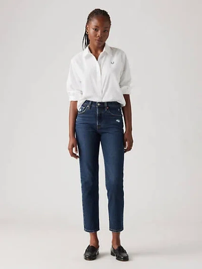 Levi's 501 Crop Jeans In Blue
