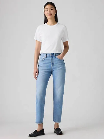 Levi's 501 Crop Jeans In Blue