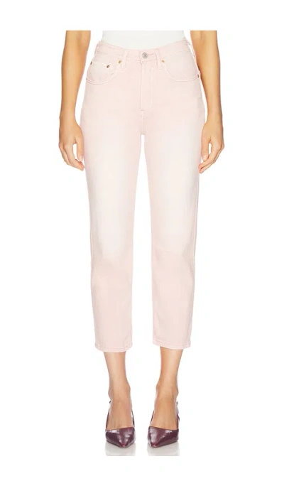 Levi's 501 Crop Straight In Pink