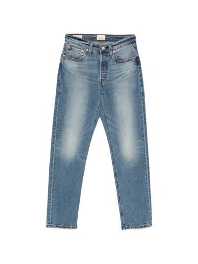 Levi's 501® Cropped Jeans In Blue