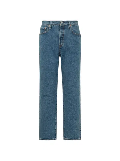 Levi's 501 Cropped Jeans In Blue