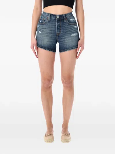 Levi's Levi S Low Rise Denim Shorts In Blue