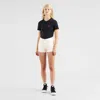 Levi's High Rise Shorts In Ivory