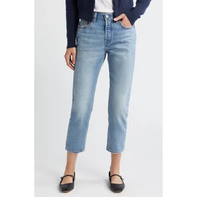 Levi's® 501® High Waist Crop Straight Leg Jeans In Fun Flare Lightweight