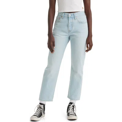 Levi's® 501® High Waist Frayed Crop Straight Leg Jeans In Make Memorable