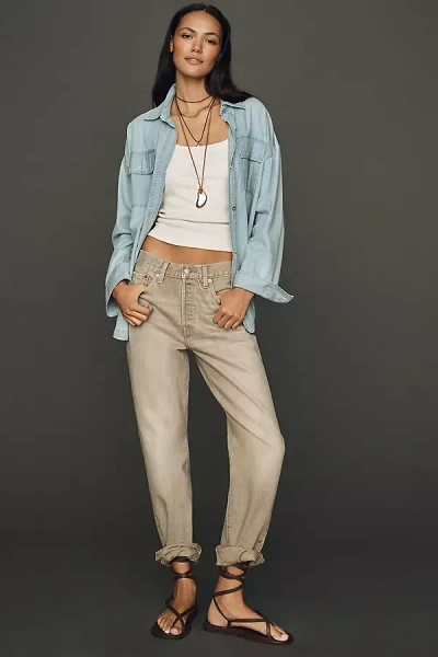 Levi's 501 High-rise Straight-leg Jeans In Blue