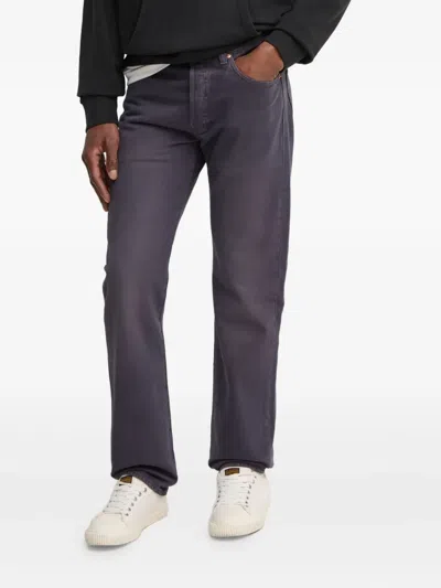 Levi's 501 Logo-patch Jeans In Purple