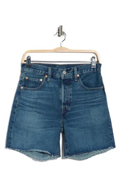 Levi's® 501® Mid Thigh Denim Cutoff Shorts In Blue