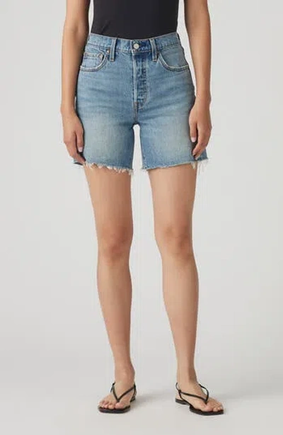 Levi's® 501® Mid Thigh Denim Cutoff Shorts In Ticked And Untied