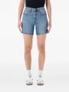 Levi's 501 Mid Tight Short In Blue