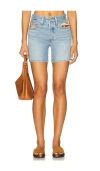 Levi's 501 Mid Thigh Short In Blue