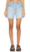 Levi's 501 Mid Thigh Short In Blue
