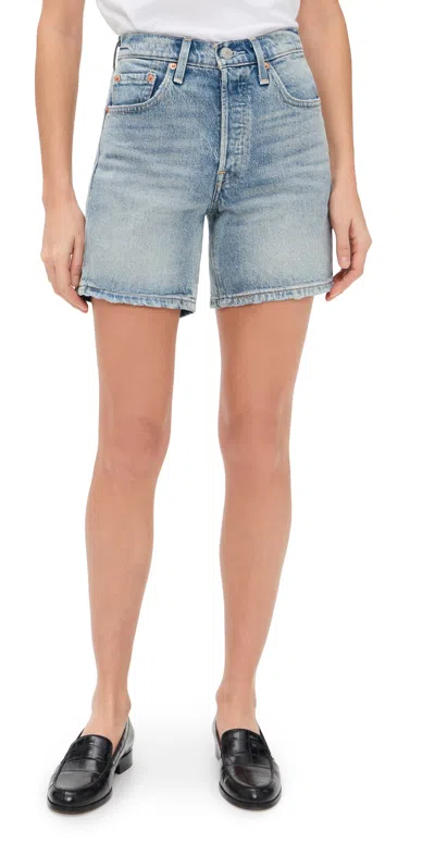 Levi's 501 Mid Thigh Shorts Got Looks Ns In Blue