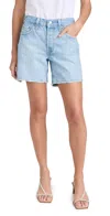 Levi's Blue 501 Mid Thigh Denim Shorts In Ojai Luxor Last