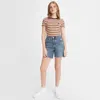 Levi's 501 Mid Thigh Women's Shorts 31 In Blue