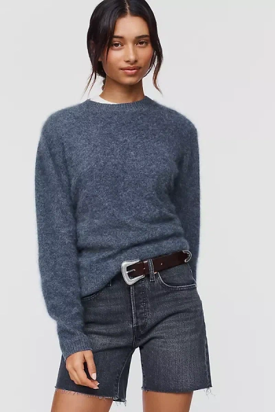 Levi's 501 Mid-thigh Shorts In Blue