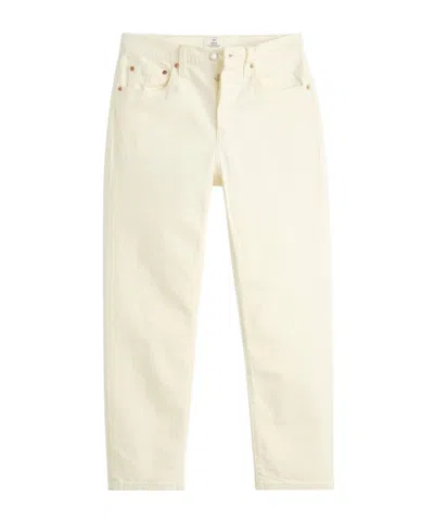Levi's 501 Original Cropped Jeans In Neutral