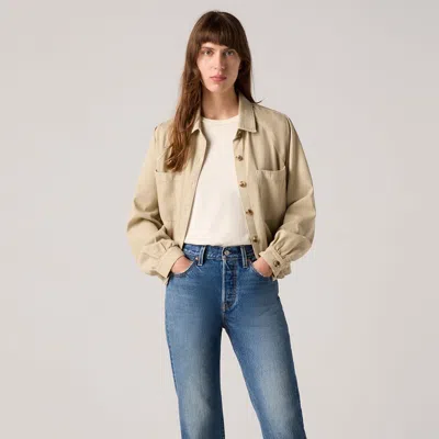 Levi's 501 Original Cropped Selvedge Women's Jeans 33x26 In Blue