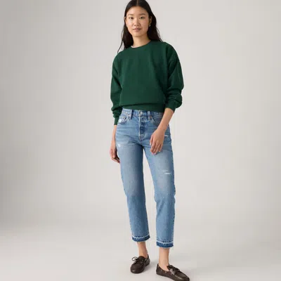 Levi's 501 Original Fit Cropped Women's Jeans 23x26 In Triple Brim