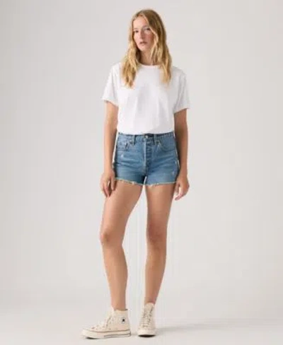 Levi's 501 Original Fit High Rise Womens Shorts In Multi