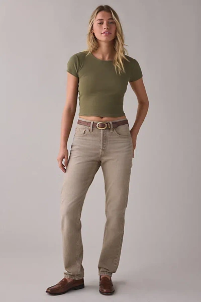 Levi's 501 Original Fit High-rise Straight Jeans In Chipped Winter Twig, Women's At Urban Outfitters In Neutral