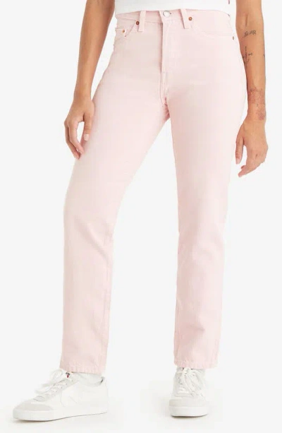 Levi's® 501® Original High Waist Straight Leg Jeans In Dusty Chalk Pink