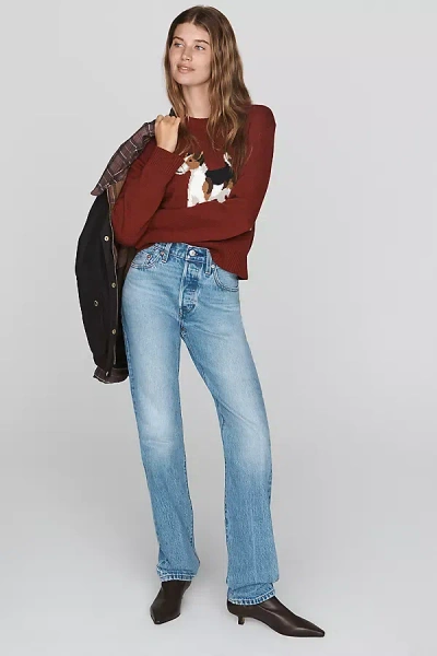 Levi's 501 Original High-rise Straight-leg Jeans In Blue