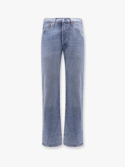 Levi's 501 Original Jeans  With Iconic Tag In Blue