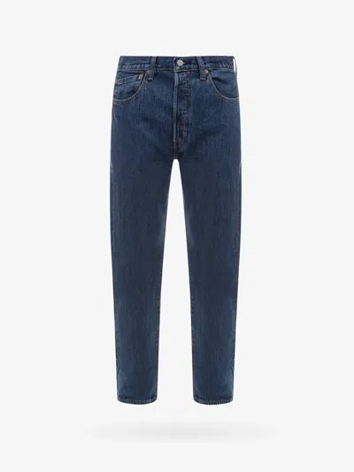 Levi's 501 Original Jeans  With Iconic Tag In Blue