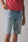 Levi's 501 Original Frayed-edge Shorts In Blue