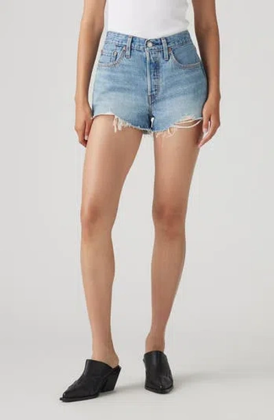 Levi's® 501® Original Stitch Detail Denim Cutoff Shorts In Switch Stitch Short