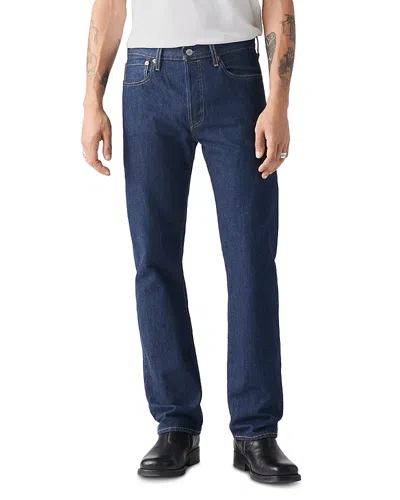 Levi's 501 Original Straight Fit Jeans In One Wash In Blue