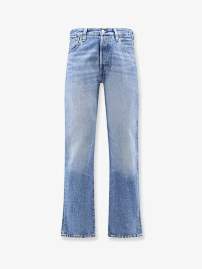 Levi's 501 Original Straight Leg Jeans In Blue