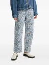 Levi's 501 90s Ankle Jeans Ophelia Floral In Blue