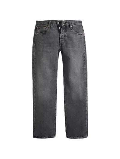 Levi's 501 Straight-leg Jeans In Gray