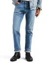 Levi's 501 Stretch Button Fly Original-fit Straight-leg The Ben Jean In Light Blue In Blue