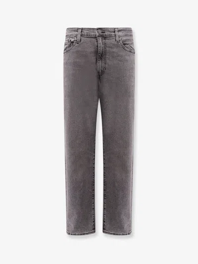 Levi's 502 Taper Easy-comfy Grey Denim In Gray