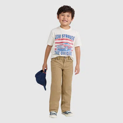 Levi's 505 Regular Fit Jeans Little Boys 4-7 4 In New British Khaki