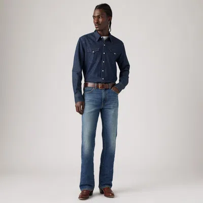 Levi's 507 Western Slim Bootcut Men's Jeans 28x30 In Caught In The Rain