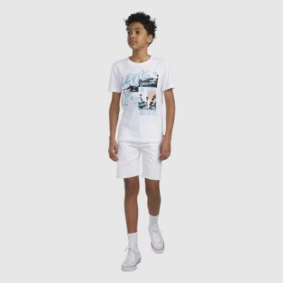 Levi's 511 Shorts Big Boys 8-20 10 In White