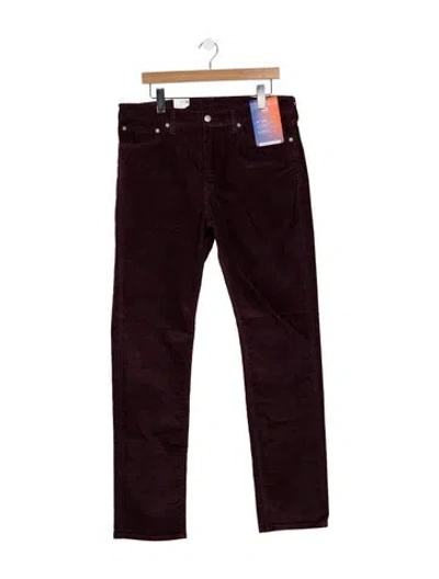 Pre-owned Levi's 511 Slim Fit Jeans In Burgundy