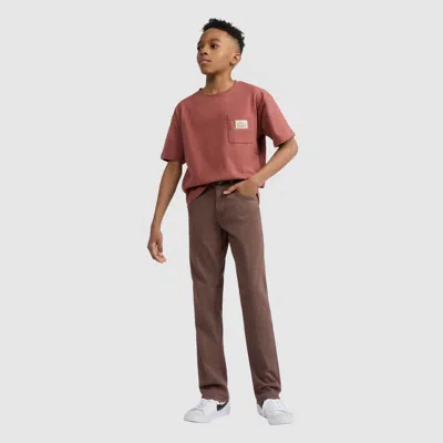 Levi's 511 Slim Fit Sueded Pants Big Boys 8-20 10 In Hot Chocolate