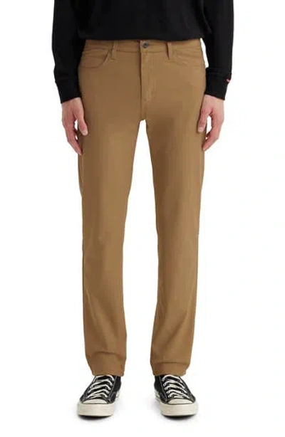 Levi's® 511™ Slim Fit Tech Pants In Brown Walnut Warp