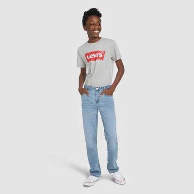 Levi's 514 Straight Fit Performance Jeans Big Boys 8-20 20 In Blue