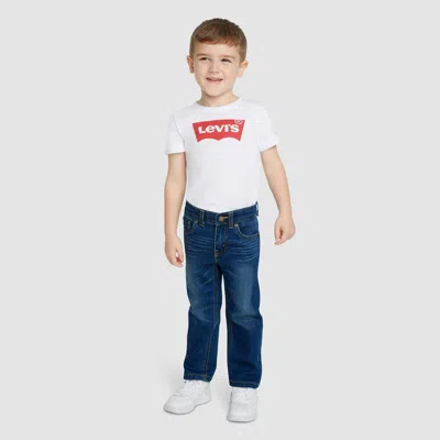 Levi's 514 Straight Fit Performance Jeans Toddler Boys 2t-4t 3t In Blue