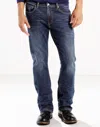 Levi's 527 Mens Slim-fit Boot-cut Wave Allusions Jeans In Medium Blue In Blue