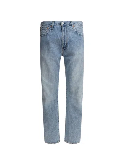 Levi's 555 Relaxed Straight Light Blue Cotton Straight-leg Jeans